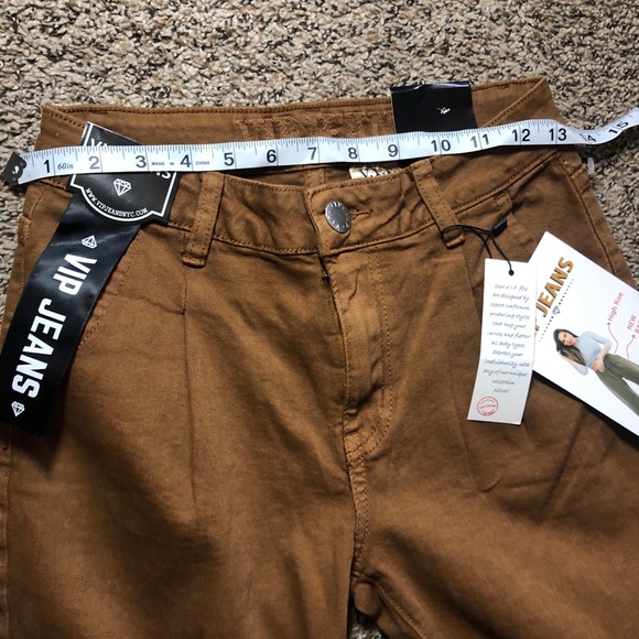 SOLD⭐️NWT⭐️ Brown Jeans ⭐️High Waist - Picture 2 of 4